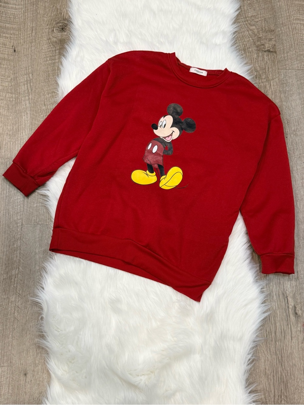 Men’s Classic Mickey Mouse Graphic Adult Sweatshirt